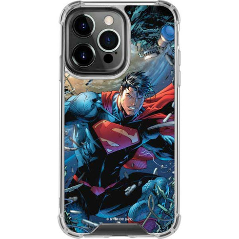 DC Comics Superman Unchained #1 Original Cover iPhone 15 Pro Clear Case